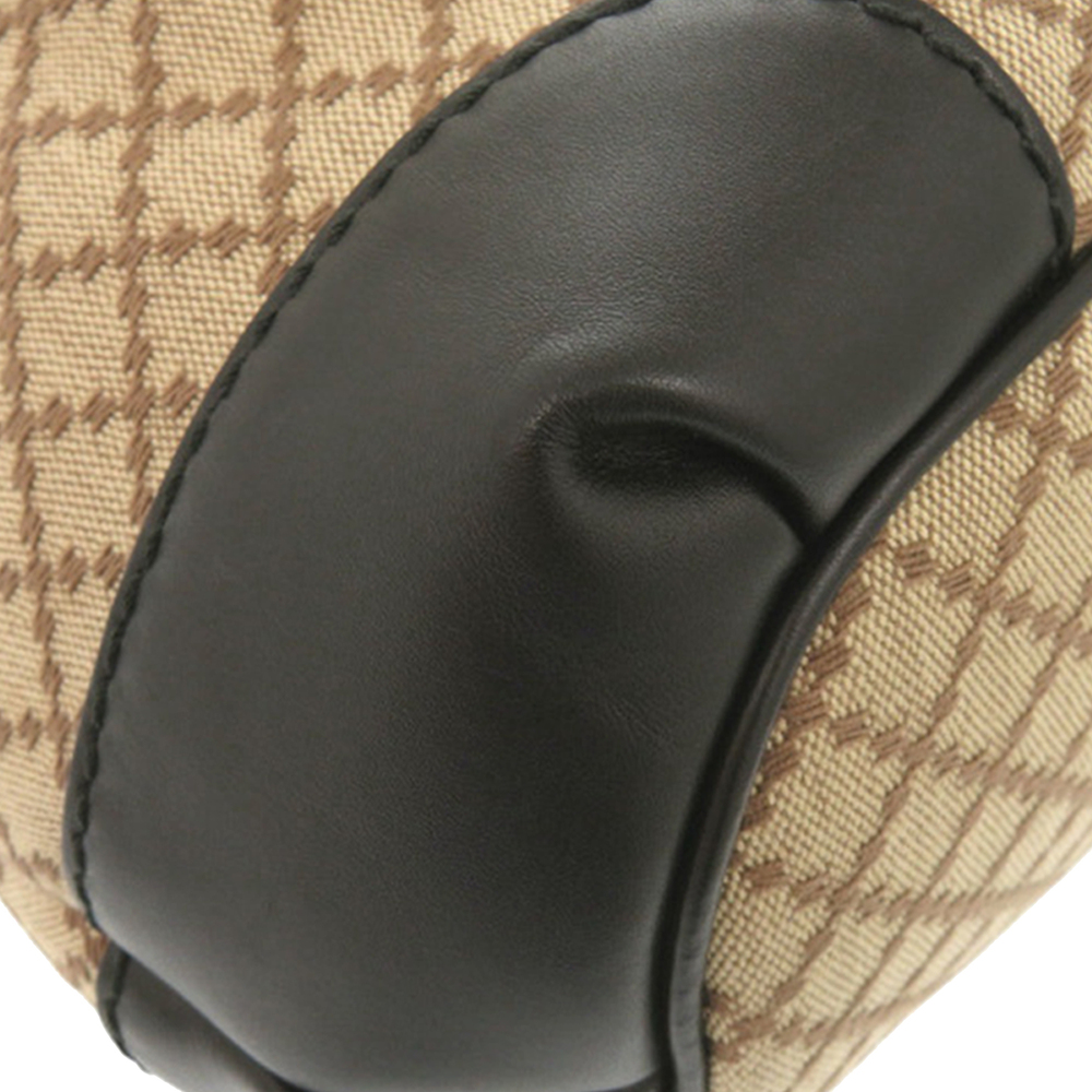 Pre-Loved Gucci Diamante Canvas Sukey Satchel - Picture 11 of 12